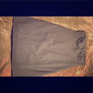 Gray pinstripe dress